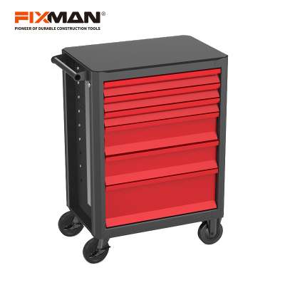 FIXMAN 6 Drawers Hot Sale Red Factory  Tool Chest Tool Cabinet Box