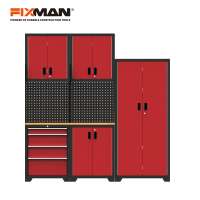 FIXMAN GA18 High Quality Garage Storage System With Pegboard Metal Tool Station