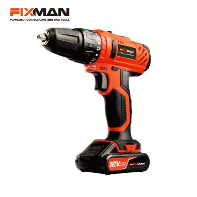 FIXMAN 12V Cordless Battery Power Drill And Screwdriver Combo