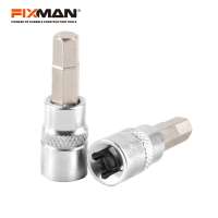 FIXMAN 1/4" DR hexagon bit socket  CRV socket