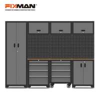 FIXMAN GC02 High Quality Garage Storage System With Pegboard Metal Tool Station