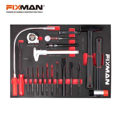 FIXMAN 19PC Durable Quality Hammer and Punch Set