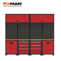 FIXMAN GA23 High Quality Garage Storage System With Pegboard Metal Tool Station