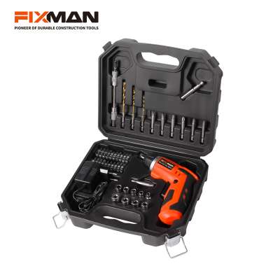 FIXMAN 3.6V Hot selling screwdriver tool set battery screwdriver Cordless