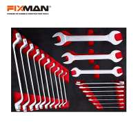 FIXMAN 20PC EVA Foam modular  Wrench Set for Tool Trolley use