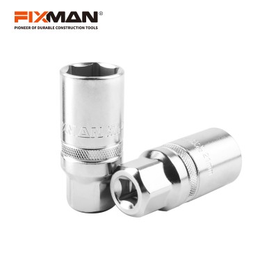 FIXMAN 1/2" 3/8" spark plug socket CRV micro finish socket with different size