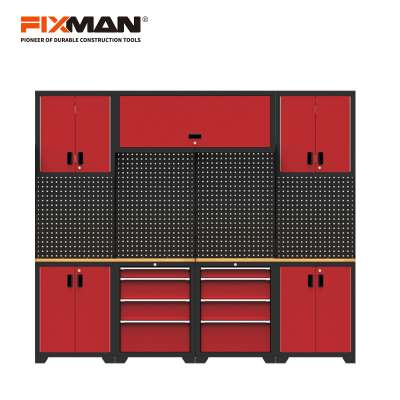 FIXMAN GA-21 High Quality Garage Storage System With Pegboard Metal Tool Station