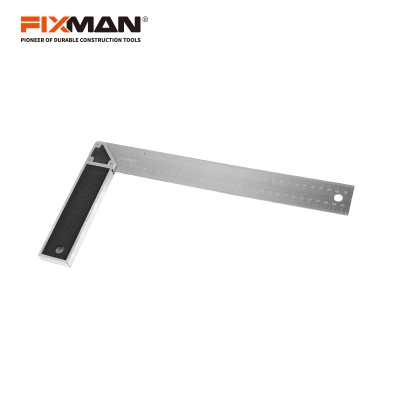 FIXMAN  6 inch 150mm Measuring Tool 90 Degree Right Angle  Steel Flanged Square