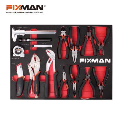 FIXMAN 15PC EVA Foam modular  Pliers Set for Tool Cabinet use