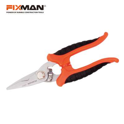 FIXMAN  7 inch  Stainless Steel Blister  Packing  Serrated Blade Universal Shears