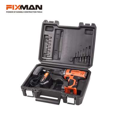 FIXMAN 14PC 12V BMC Package   lithium ion battery Cordless  Power  Screwdriver Cordless Drill