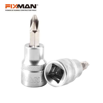 FIXMAN 3/8" DR pozidriv bit socket  CRV socket